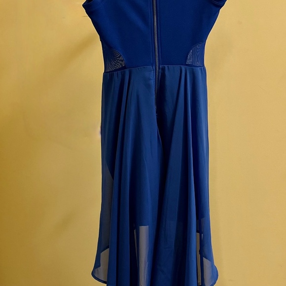 Material Girl NWOT  Hi-Lo Mixed Media Dress (S) - Picture 6 of 14